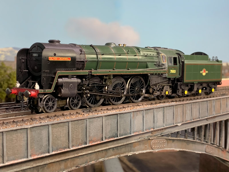 Weathered Hornby Britannia with polished finish - 70013 Oliver Cromwell